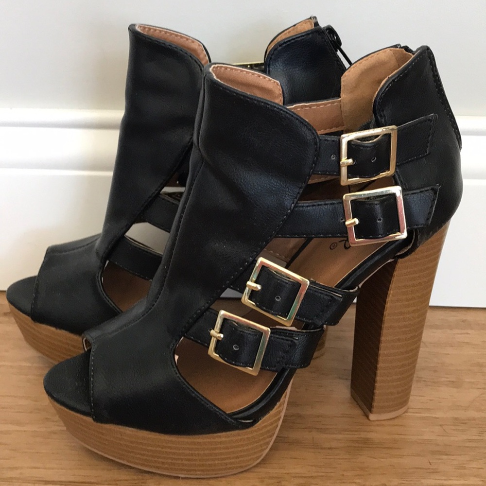 Black heels